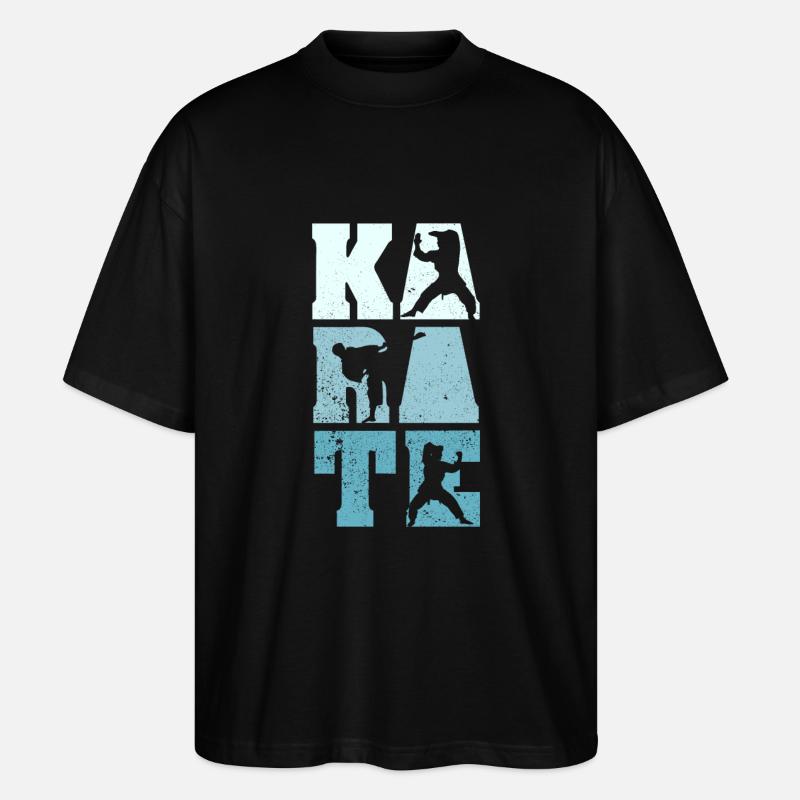 Karate - Stanley/Stella Oversized Unisex Bio T-Shirt Blaster 2.0 - Schwarz
