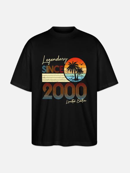 Legendary Since 2000 Limited Edition - Stanley/Stella Oversized Unisex Organic T-shirt Blaster 2.0 - black