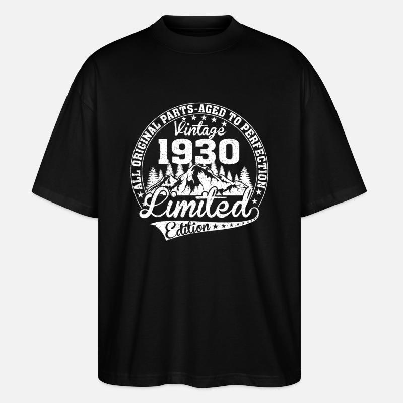 MADE IN 1930 - Stanley/Stella Oversized Unisex Bio T-Shirt Blaster 2.0 - Schwarz