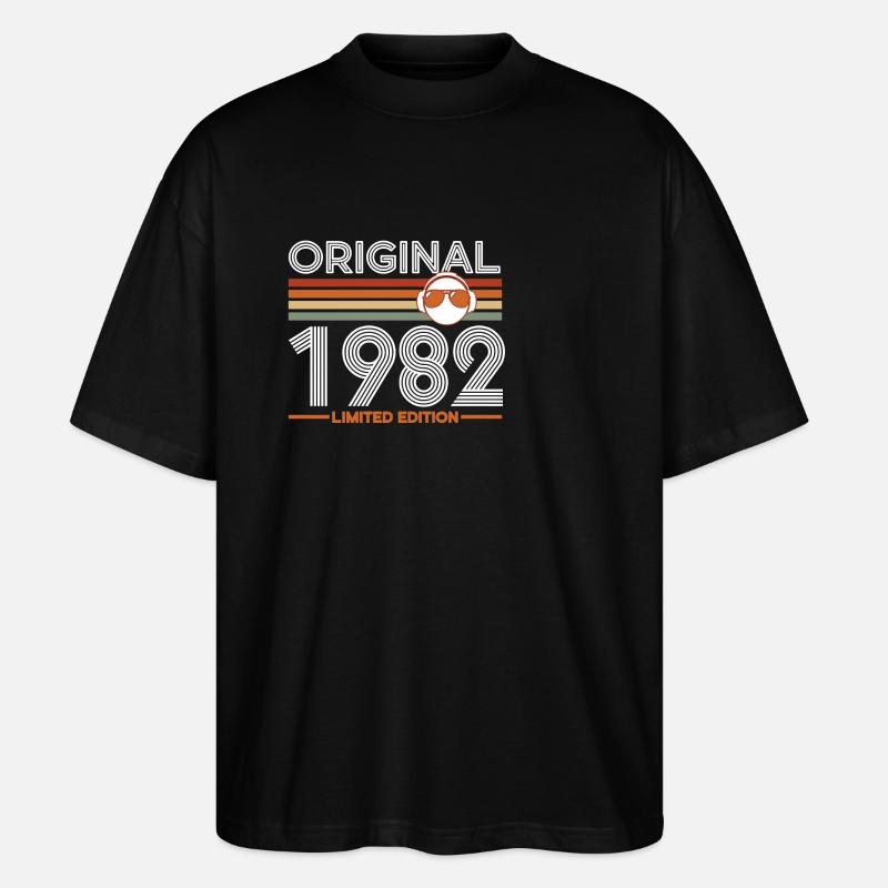 1982 - Stanley/Stella Oversized Unisex Bio T-Shirt Blaster 2.0 - Schwarz
