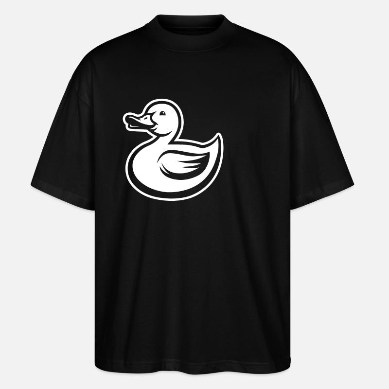 Duck Ducks - Stanley/Stella Oversized Unisex Organic T-shirt Blaster 2.0 - black