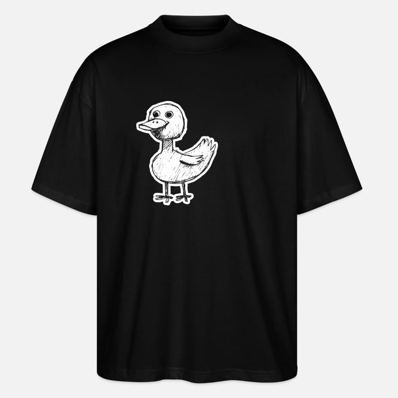 Duck Ducks - Stanley/Stella Oversized Unisex Organic T-shirt Blaster 2.0 - black