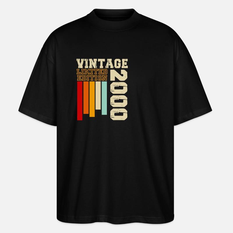 2000 - T-shirt bio Blaster 2.0 coupe oversize Stanley/Stella Unisexe - noir