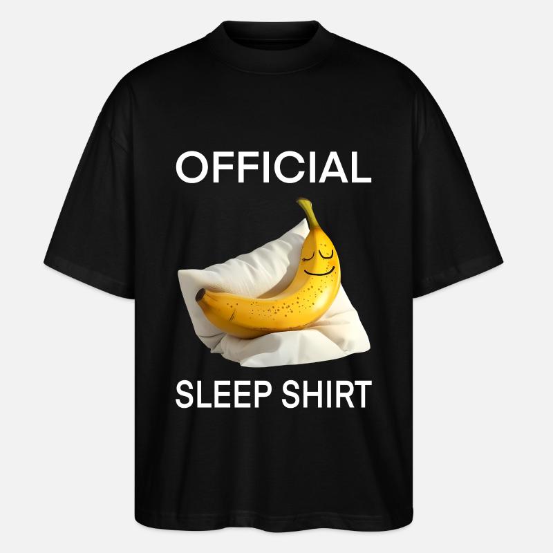 Banane - Stanley/Stella Oversized Unisex Bio T-Shirt Blaster 2.0 - Schwarz