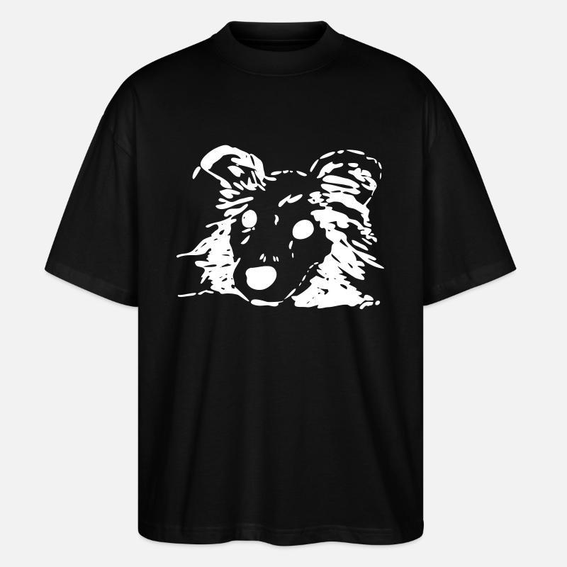 Hund, Liebhaber, Geschenk, Geschenkidee - Stanley/Stella Oversized Unisex Bio T-Shirt Blaster 2.0 - Schwarz