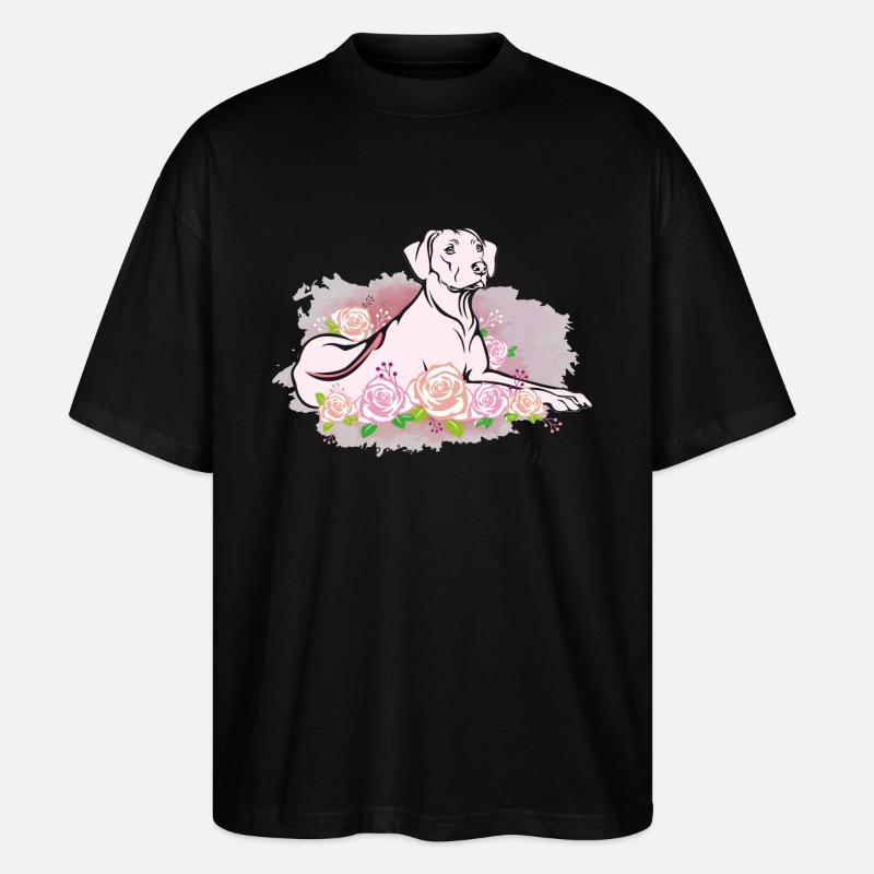 Rhodesian Ridgeback - Stanley/Stella Oversized Unisex Bio T-Shirt Blaster 2.0 - Schwarz