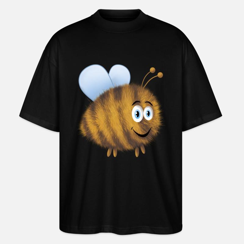 Drôle de bourdon - T-shirt bio Blaster 2.0 coupe oversize Stanley/Stella Unisexe - noir