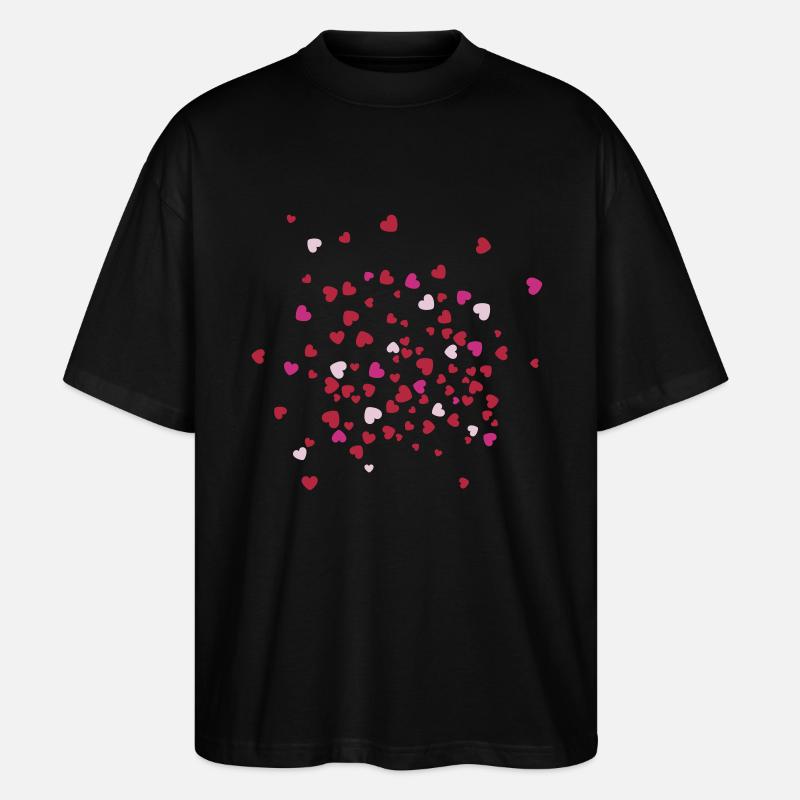 Herzen - Stanley/Stella Oversized Unisex Bio T-Shirt Blaster 2.0 - Schwarz