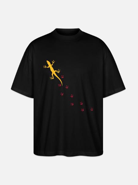 Gecko - T-shirt bio Blaster 2.0 coupe oversize Stanley/Stella Unisexe - noir