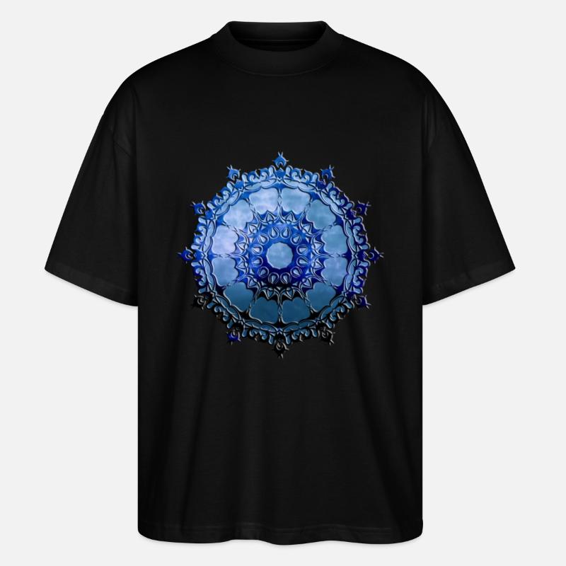 Mandala celtique - T-shirt bio Blaster 2.0 coupe oversize Stanley/Stella Unisexe - noir
