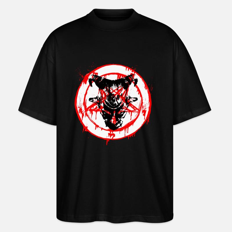 evil - T-shirt bio Blaster 2.0 coupe oversize Stanley/Stella Unisexe - noir