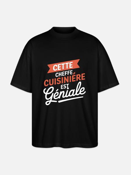 Awesome Chef - Kitchen Design - Stanley/Stella Oversized Unisex Organic T-shirt Blaster 2.0 - black