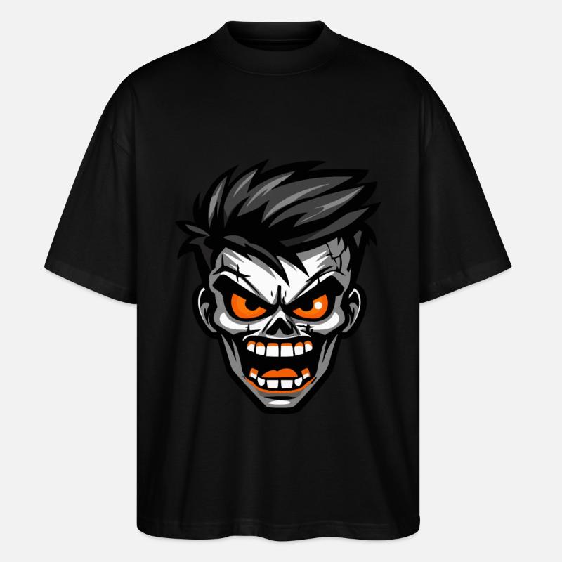 Zombie Comic Halloween - Stanley/Stella Oversized Unisex Bio T-Shirt Blaster 2.0 - Schwarz