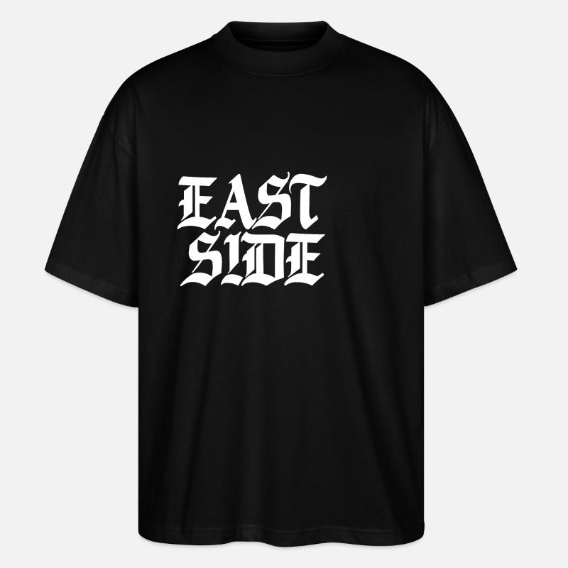 Easy Side - T-shirt bio Blaster 2.0 coupe oversize Stanley/Stella Unisexe - noir