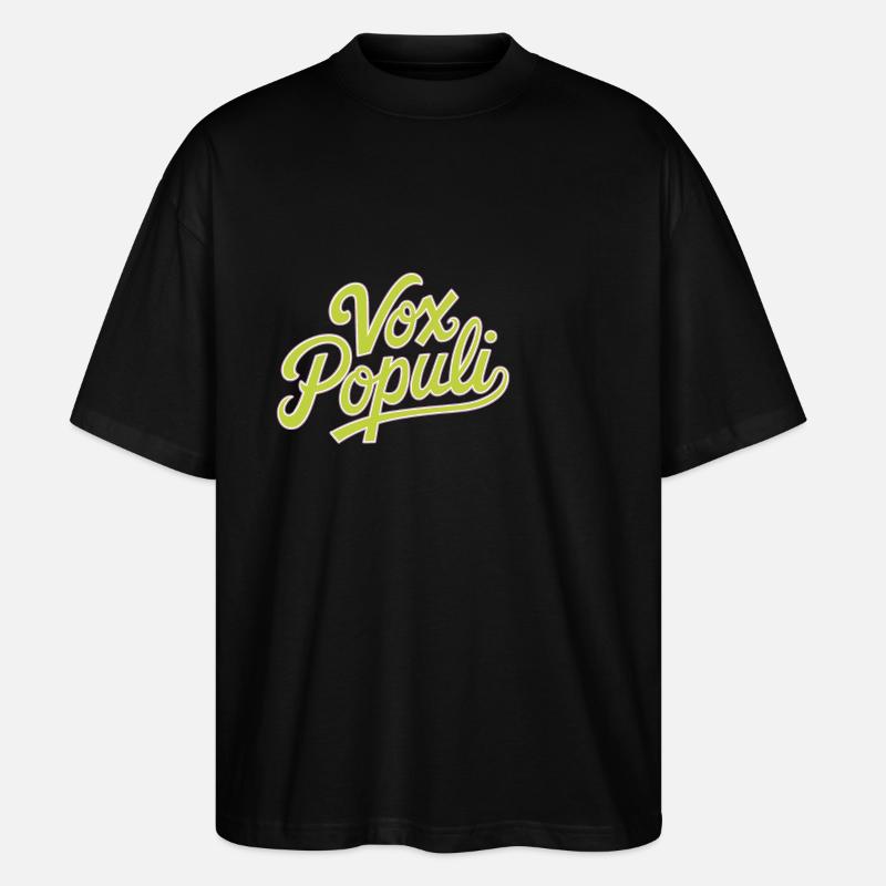 Vox populi - T-shirt bio Blaster 2.0 coupe oversize Stanley/Stella Unisexe - noir