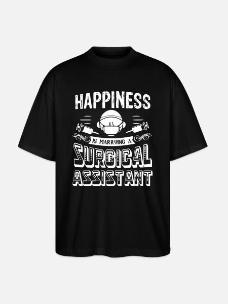 Surgical Assistant Marrying - Stanley/Stella Oversized Unisex Organic T-shirt Blaster 2.0 - black