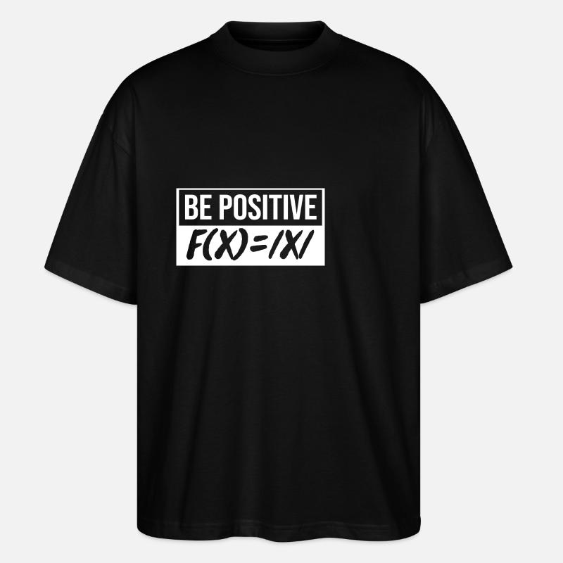 Mathematik - Stanley/Stella Oversized Unisex Bio T-Shirt Blaster 2.0 - Schwarz