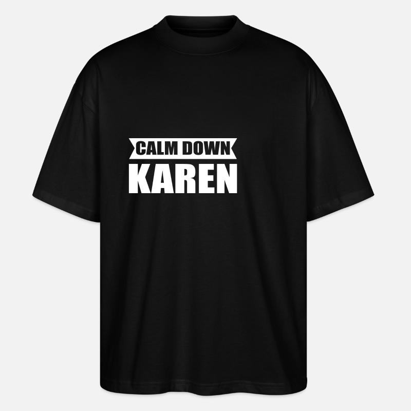 Karen - Stanley/Stella Oversized Unisex Bio T-Shirt Blaster 2.0 - Schwarz