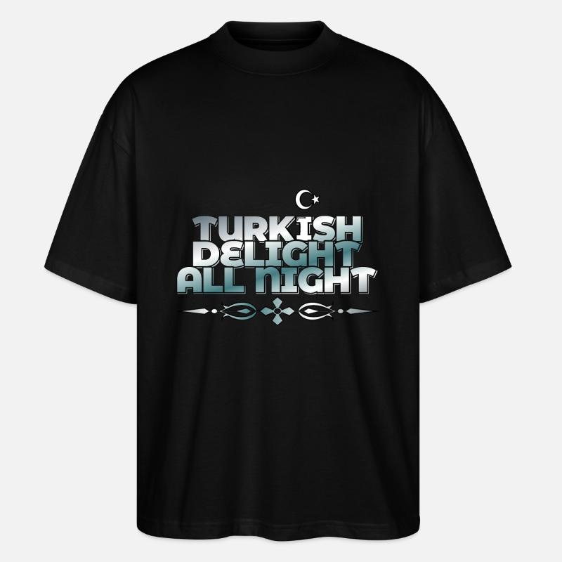 Turkish Delight - Stanley/Stella Oversized Unisex Bio T-Shirt Blaster 2.0 - Schwarz