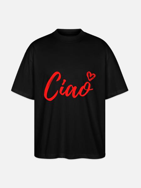 Ciao - Stanley/Stella Oversized Unisex Bio T-Shirt Blaster 2.0 - Schwarz