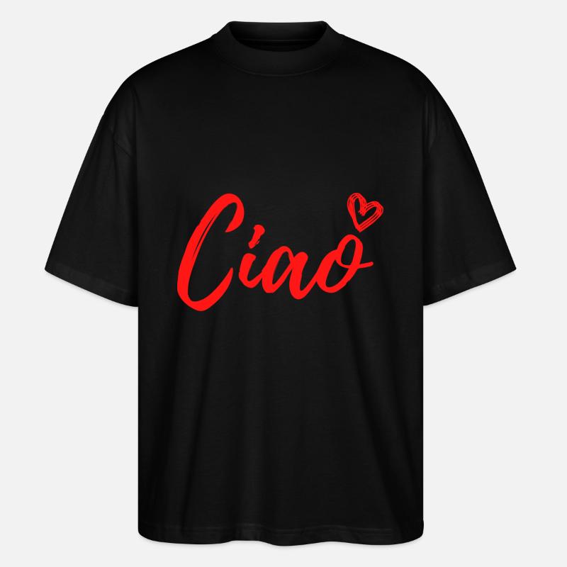 Ciao - Stanley/Stella Oversized Unisex Bio T-Shirt Blaster 2.0 - Schwarz