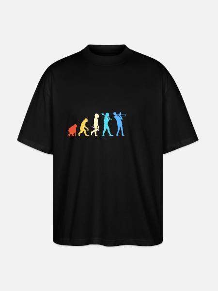 Trombone - T-shirt bio Blaster 2.0 coupe oversize Stanley/Stella Unisexe - noir