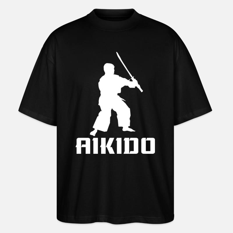Aikido - Stanley/Stella Oversized Unisex Bio T-Shirt Blaster 2.0 - Schwarz