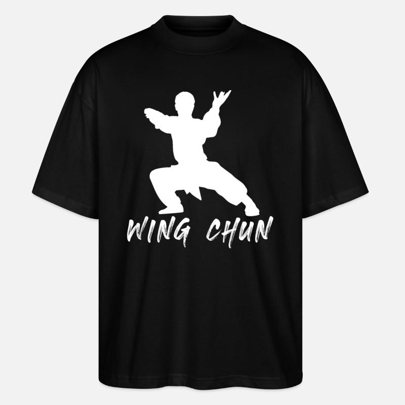 Wing Chun - Stanley/Stella Oversized Unisex Bio T-Shirt Blaster 2.0 - Schwarz