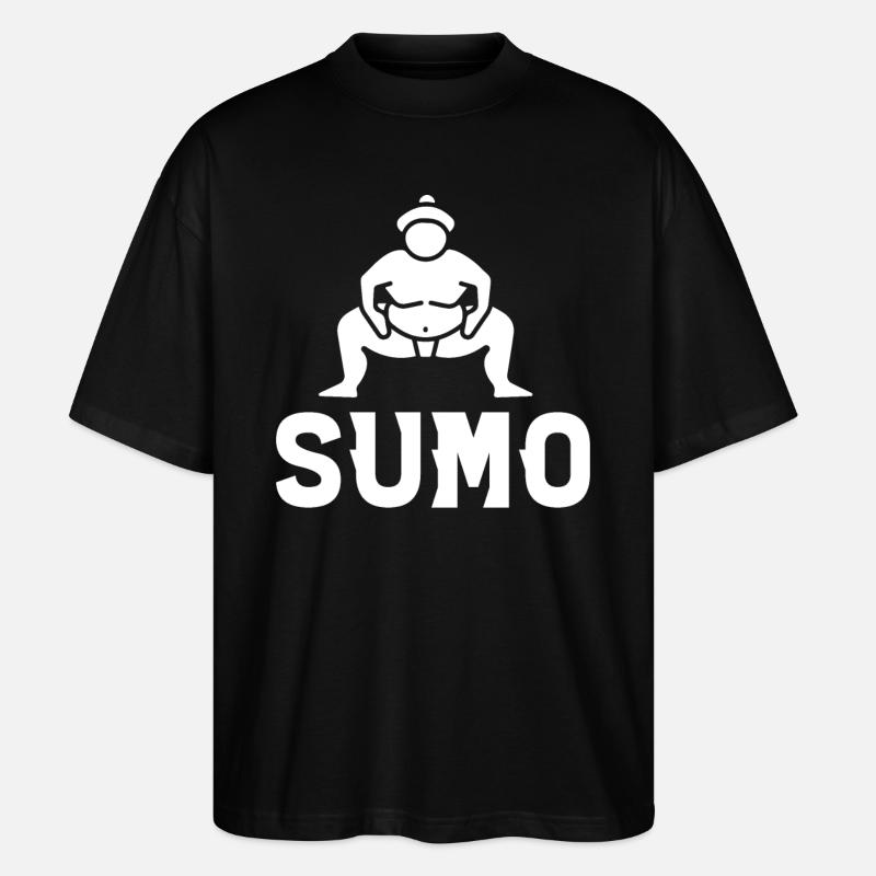 Sumo - Stanley/Stella Oversized Unisex Bio T-Shirt Blaster 2.0 - Schwarz