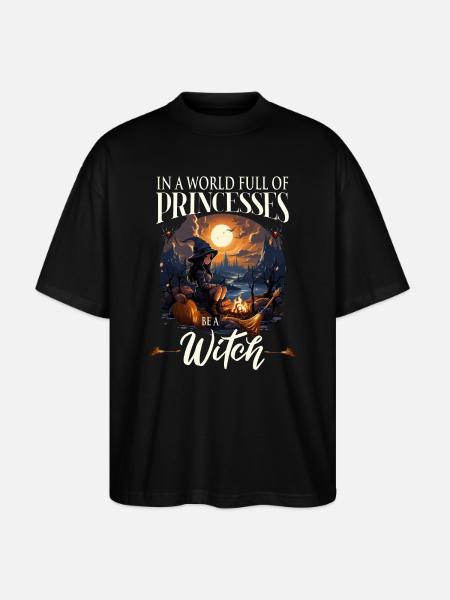 Witch - Stanley/Stella Oversized Unisex Bio T-Shirt Blaster 2.0 - Schwarz