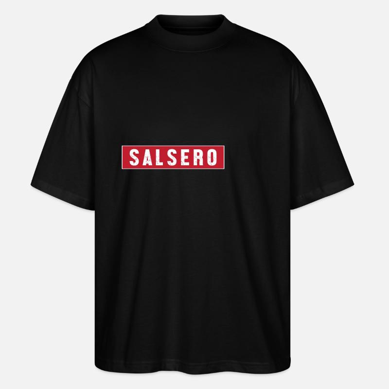 Danseuse de salsa Danseuse - T-shirt bio Blaster 2.0 coupe oversize Stanley/Stella Unisexe - noir