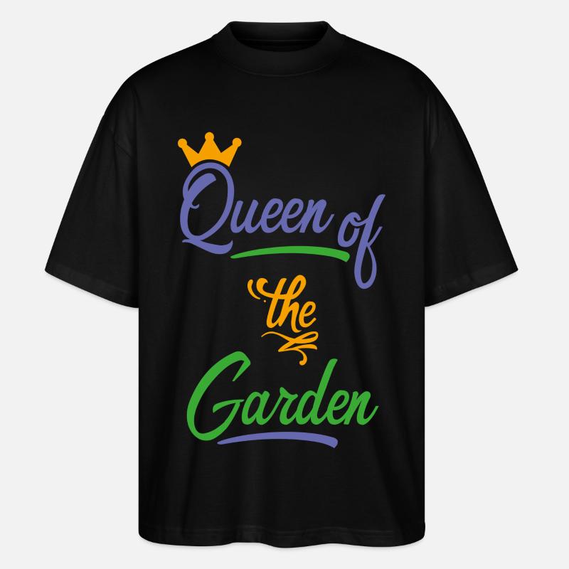 Garten - Stanley/Stella Oversized Unisex Bio T-Shirt Blaster 2.0 - Schwarz