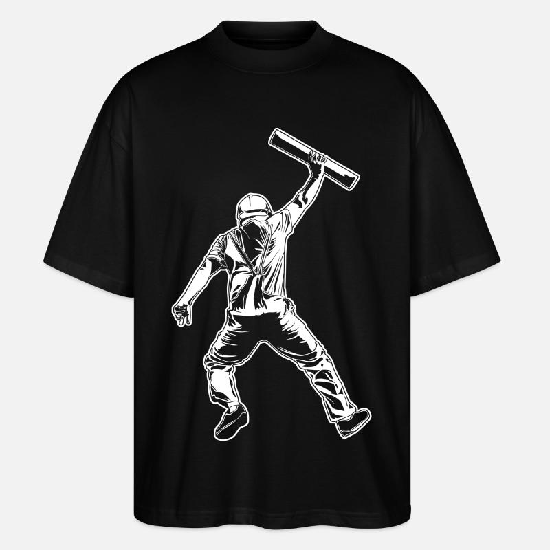 Architekt Grafik - Stanley/Stella Oversized Unisex Bio T-Shirt Blaster 2.0 - Schwarz