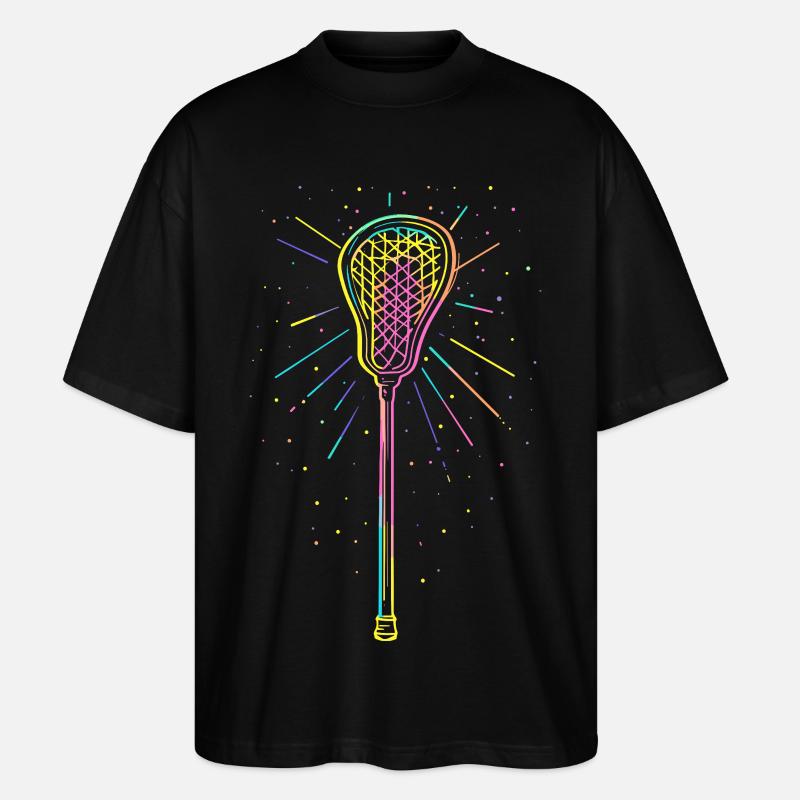 Bâtons de crosse - T-shirt bio Blaster 2.0 coupe oversize Stanley/Stella Unisexe - noir