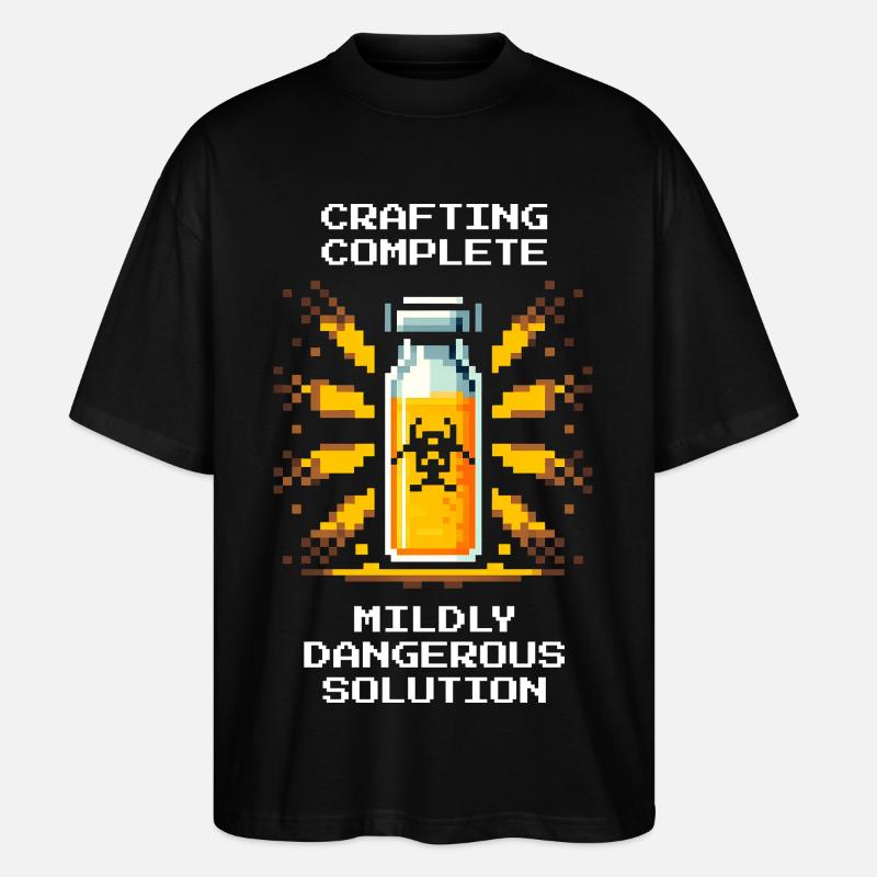 Crafting finished – tricky solution | Chemistry - Stanley/Stella Oversized Unisex Organic T-shirt Blaster 2.0 - black