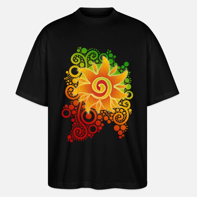 SUNSHINE REGGAE - T-shirt bio Blaster 2.0 coupe oversize Stanley/Stella Unisexe - noir