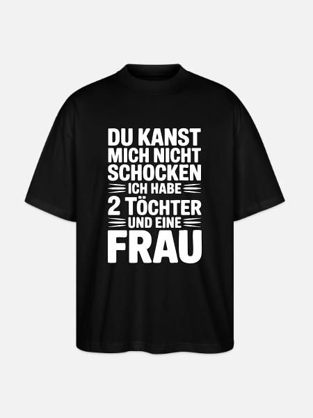You Can't Shock Me - Nerver af stål - Stanley/Stella Oversize Unisex Øko T-shirt Blaster 2.0 - sort