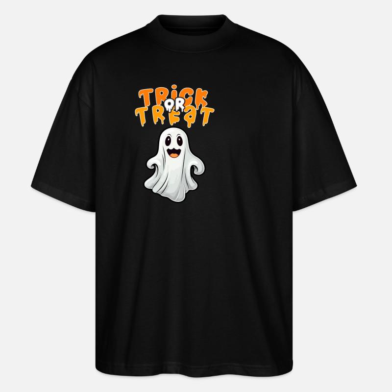 Design d’Halloween cher amical - T-shirt bio Blaster 2.0 coupe oversize Stanley/Stella Unisexe - noir