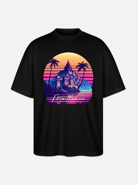 Majorca - Stanley/Stella Oversized Unisex Organic T-shirt Blaster 2.0 - black