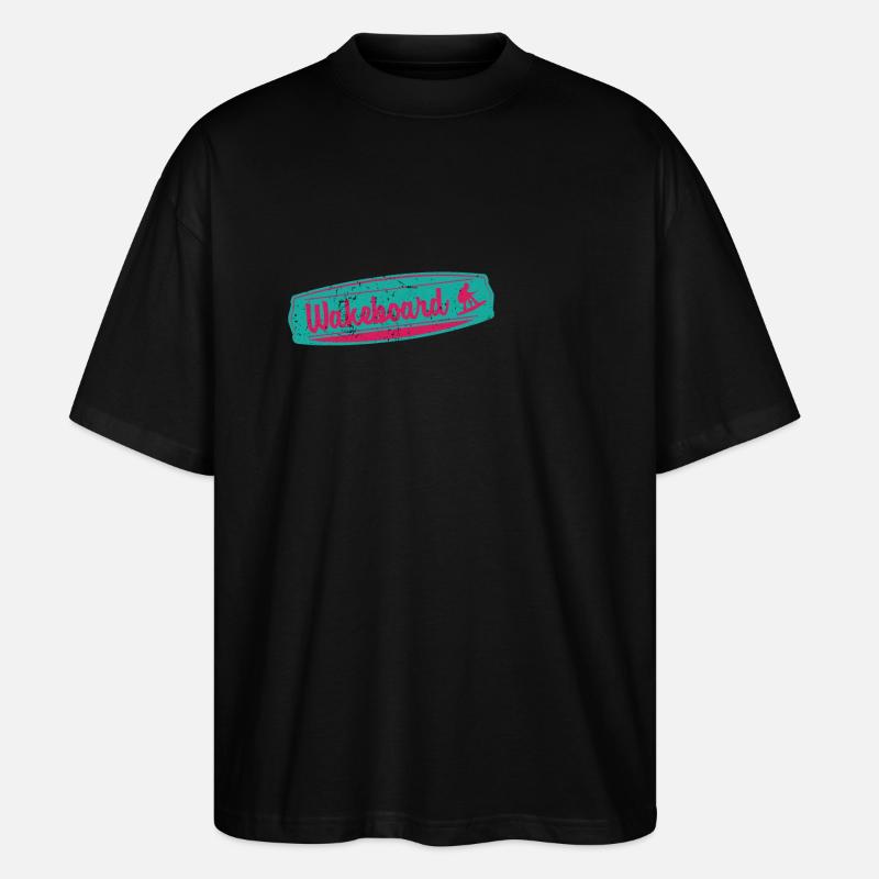 Wakeboard - Stanley/Stella Oversized Unisex Bio T-Shirt Blaster 2.0 - Schwarz
