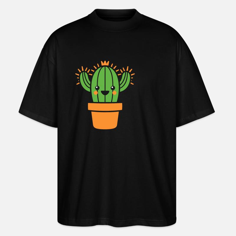 Cactus - T-shirt bio Blaster 2.0 coupe oversize Stanley/Stella Unisexe - noir