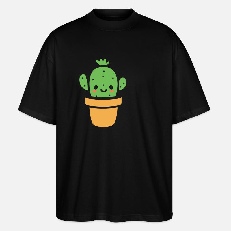 Cactus - T-shirt bio Blaster 2.0 coupe oversize Stanley/Stella Unisexe - noir