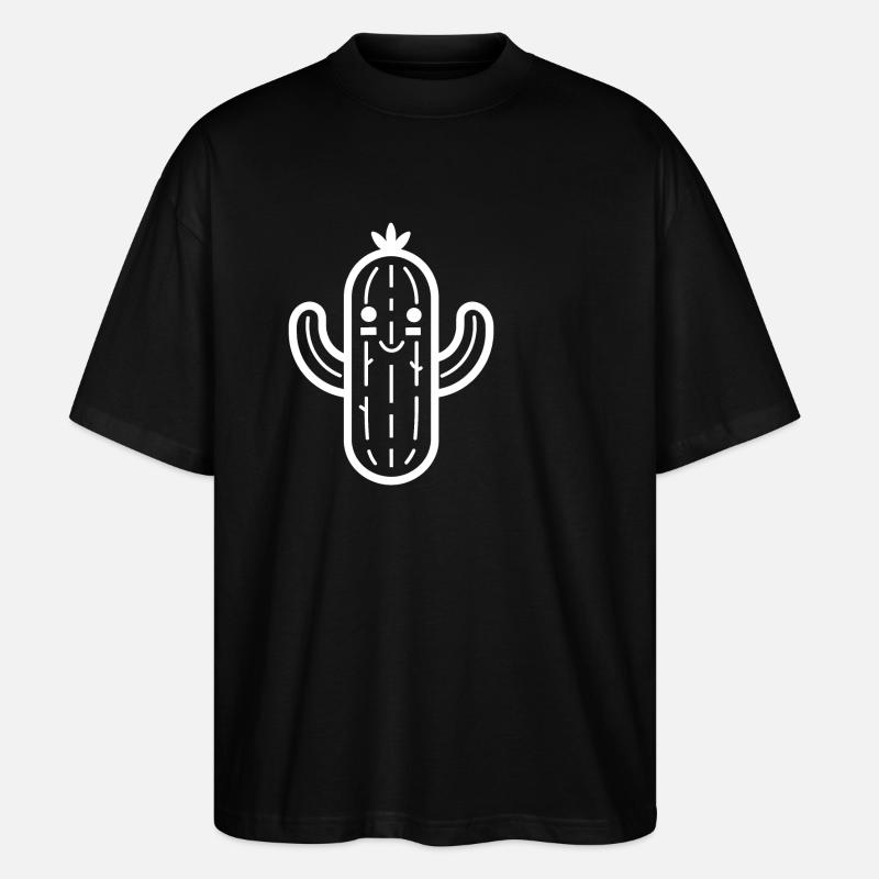 Cactus - T-shirt bio Blaster 2.0 coupe oversize Stanley/Stella Unisexe - noir