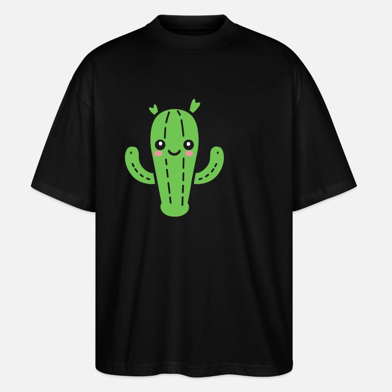 Cactus - T-shirt bio Blaster 2.0 coupe oversize Stanley/Stella Unisexe - noir