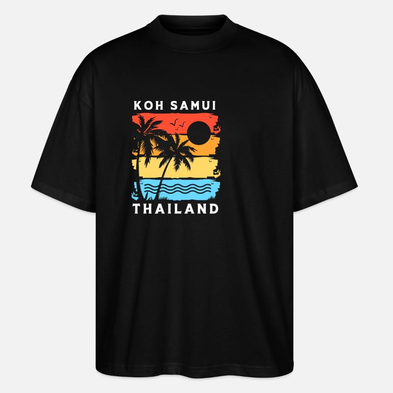 Thai - Stanley/Stella Oversized Unisex Bio T-Shirt Blaster 2.0 - Schwarz