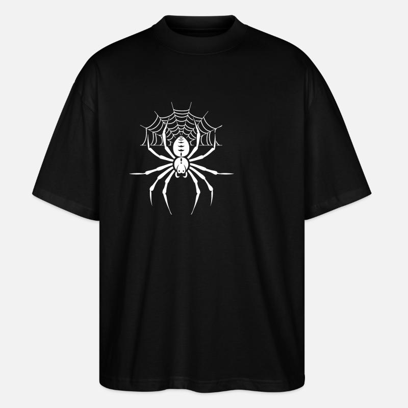 Spinne - Stanley/Stella Oversized Unisex Bio T-Shirt Blaster 2.0 - Schwarz