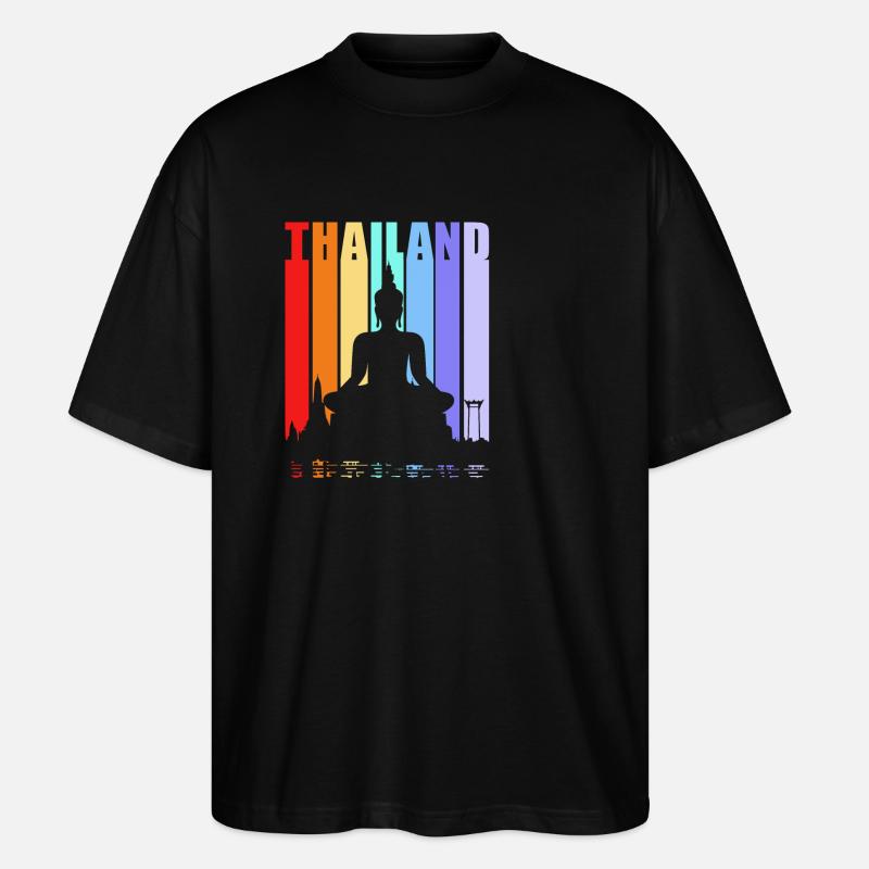 Thai - Stanley/Stella Oversized Unisex Bio T-Shirt Blaster 2.0 - Schwarz