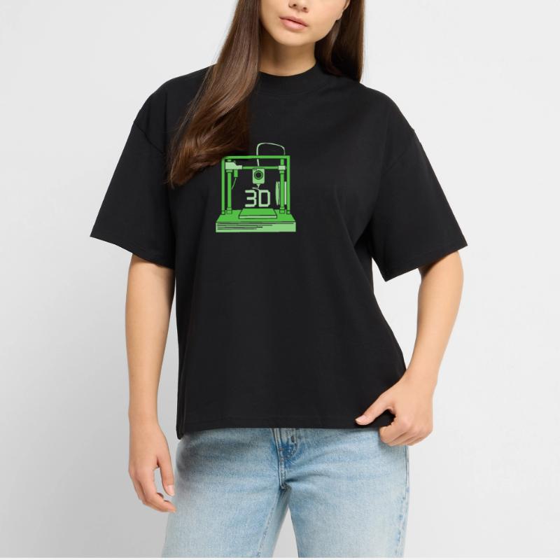 Impression 3D Impression Prototype T-shirt bio Blaster 2.0 coupe oversize Stanley/Stella Unisexe