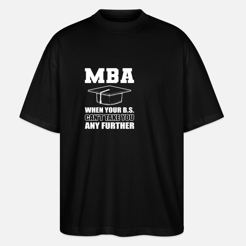 Master Studium Abschlussfeier - Stanley/Stella Oversized Unisex Bio T-Shirt Blaster 2.0 - Schwarz