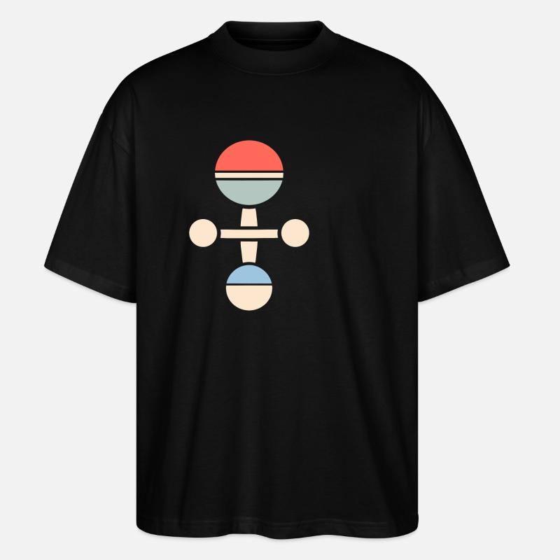 Kendama - Stanley/Stella Oversized Unisex Bio T-Shirt Blaster 2.0 - Schwarz